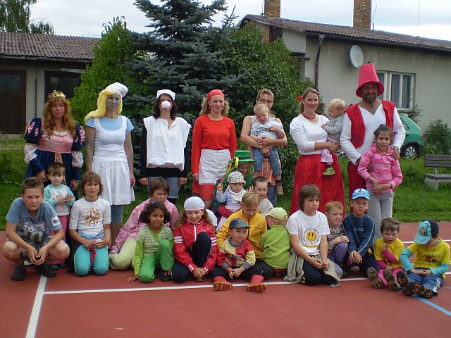 Téměř všichni účastníci dětského dne